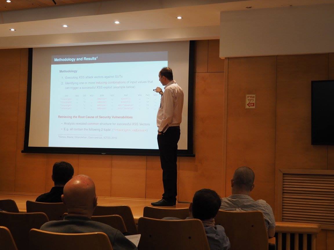 Dimitris E. Simos @ HVC17 in Haifa